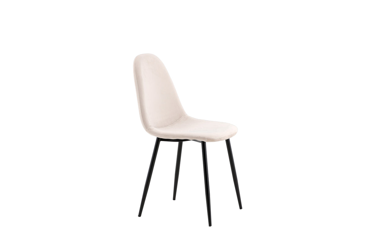 Polar spisebordsstole - beige, sort - 2 stk. - billede 12