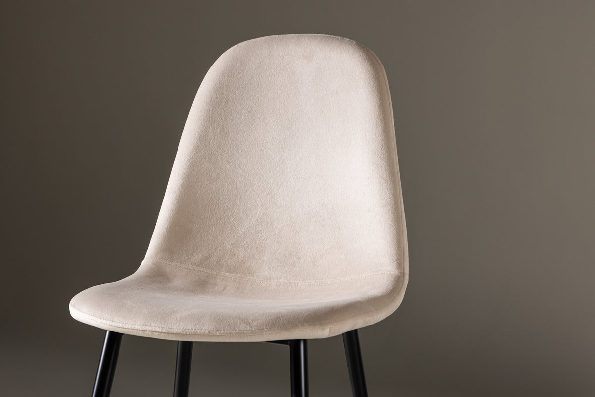 Polar spisebordsstole - beige, sort - 2 stk. - billede 15