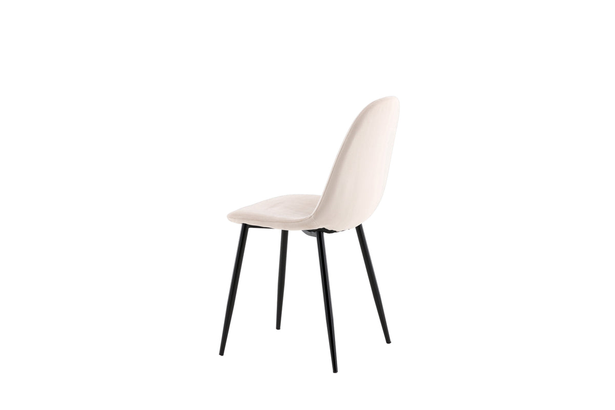 Polar spisebordsstole - beige, sort - 2 stk. - billede 6