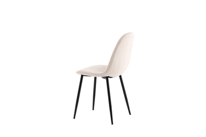 Polar spisebordsstole - beige, sort - 2 stk. - billede 6