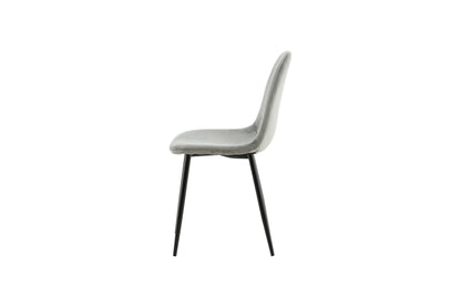 Polar spisebordsstole - sort, grå - 2 stk. - billede 5