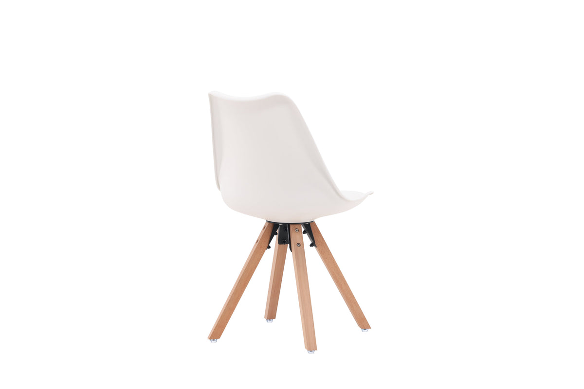Zeno spisebordsstole - natur, hvid - 2 stk. - billede 9