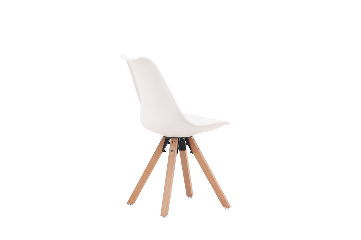 Zeno spisebordsstole - natur, hvid - 2 stk. - billede 10