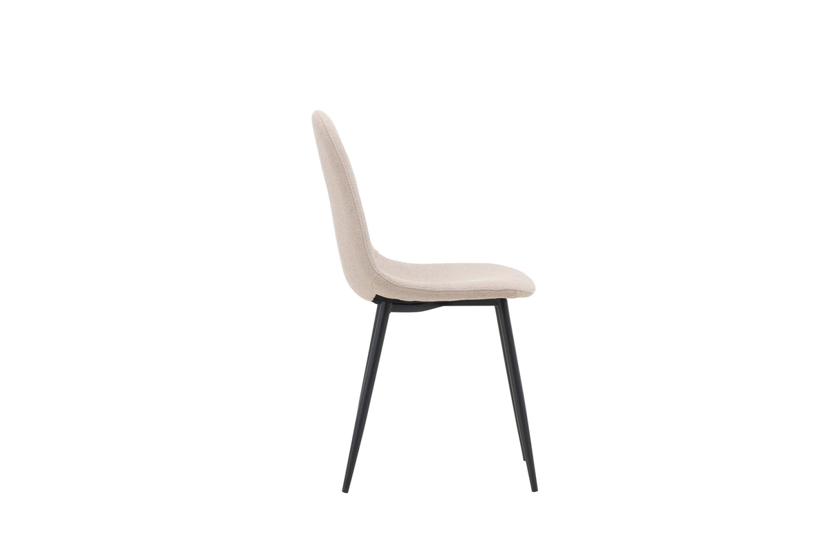 Polar spisebordsstole - beige, sort - 2 stk. - billede 11
