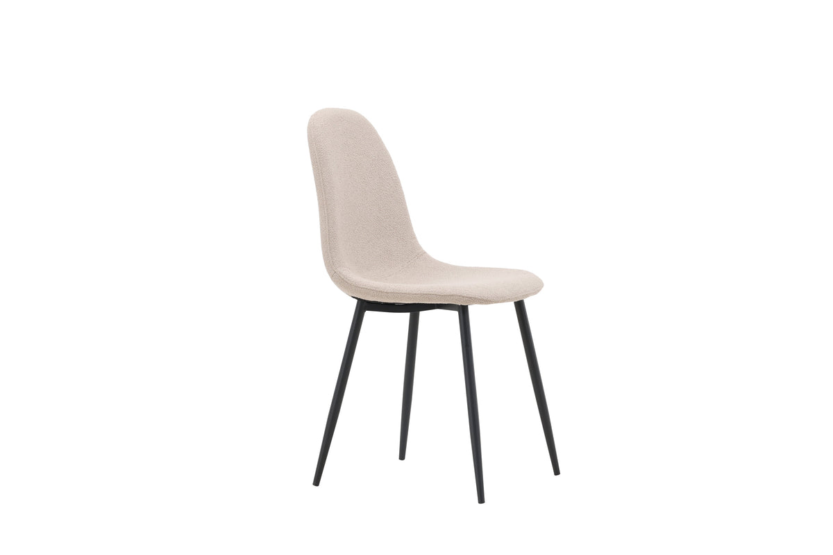 Polar spisebordsstole - beige, sort - 2 stk. - billede 12