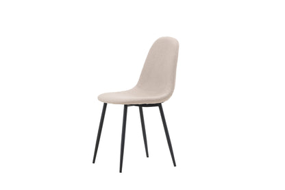 Polar spisebordsstole - beige, sort - 2 stk. - billede 4