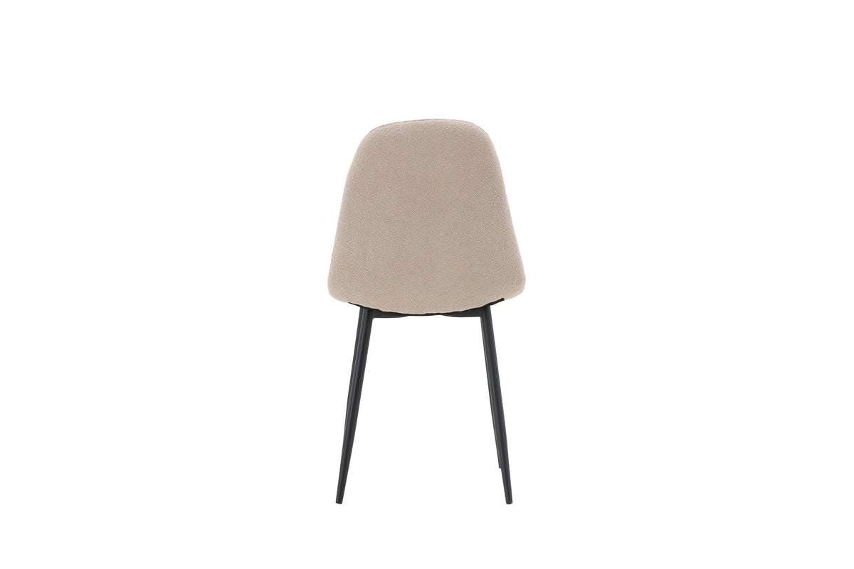 Polar spisebordsstole - beige, sort - 2 stk. - billede 8