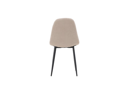 Polar spisebordsstole - beige, sort - 2 stk. - billede 8
