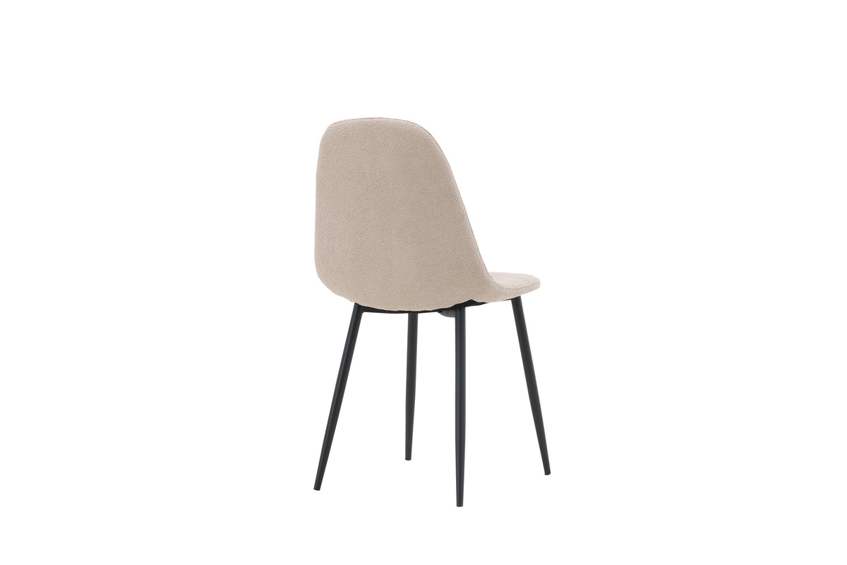 Polar spisebordsstole - beige, sort - 2 stk. - billede 9