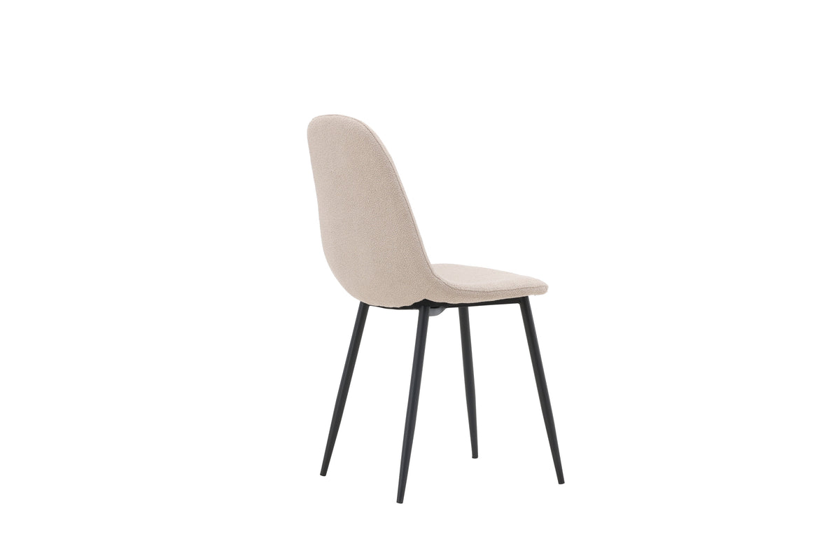 Polar spisebordsstole - beige, sort - 2 stk. - billede 10