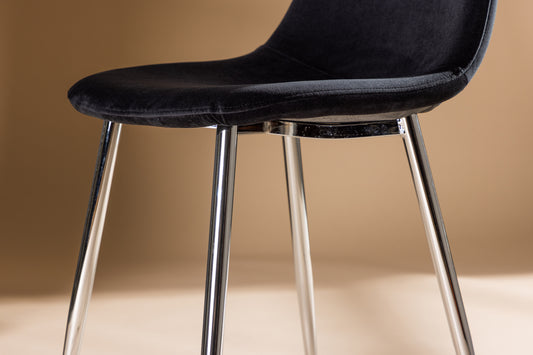 Polar Spisebordsstol 2-Stk Sort