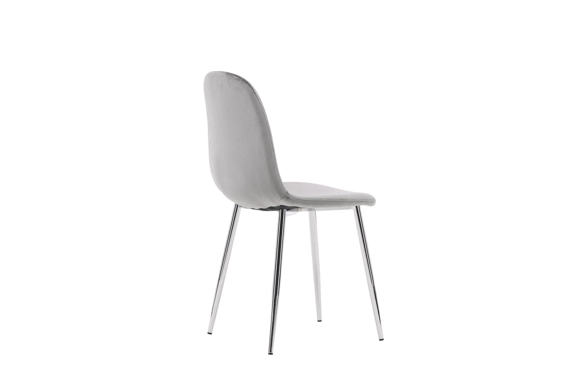 Eva spisebordsstole - lysegrå, sølv - 2 stk. - billede 10