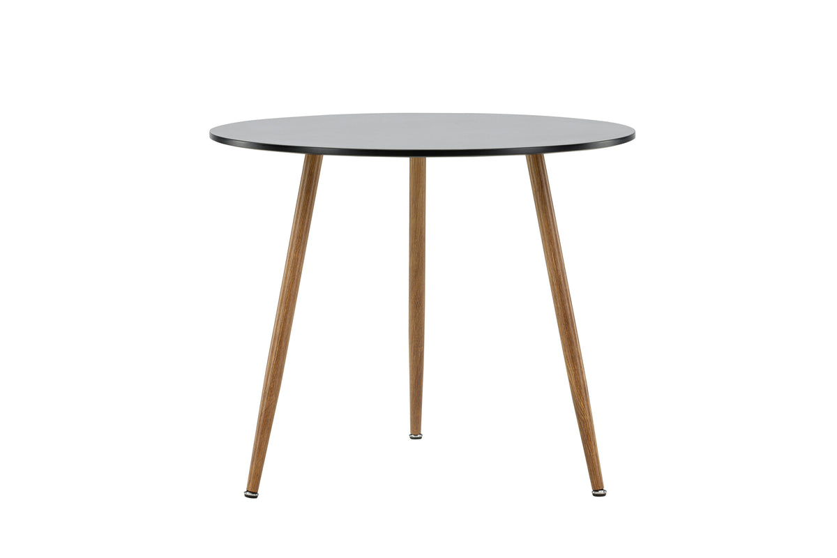 Polar rundt spisebord - Ø90 cm - sort, natur - billede 11