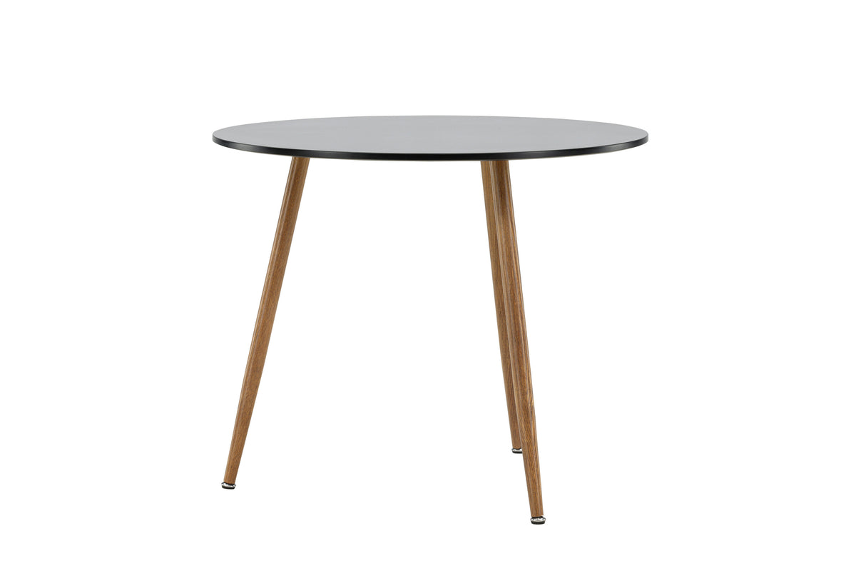 Polar rundt spisebord - Ø90 cm - sort, natur - billede 12