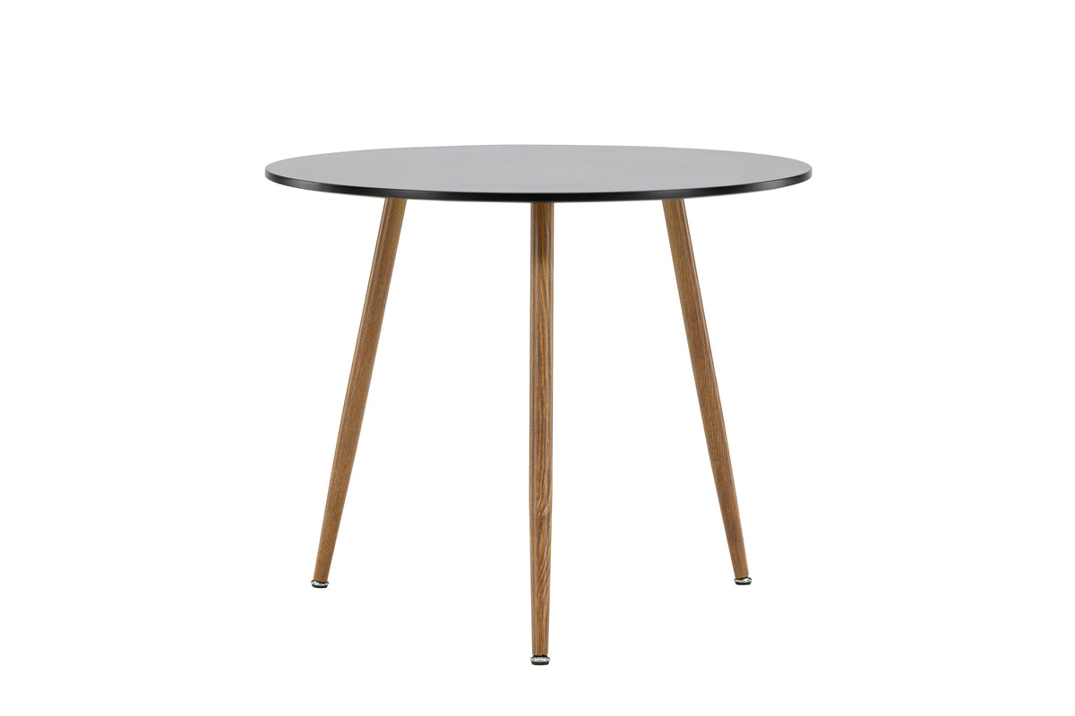 Polar rundt spisebord - Ø90 cm - sort, natur - billede 1