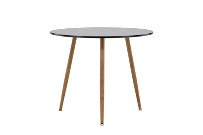 Polar rundt spisebord - Ø90 cm - sort, natur - billede 1