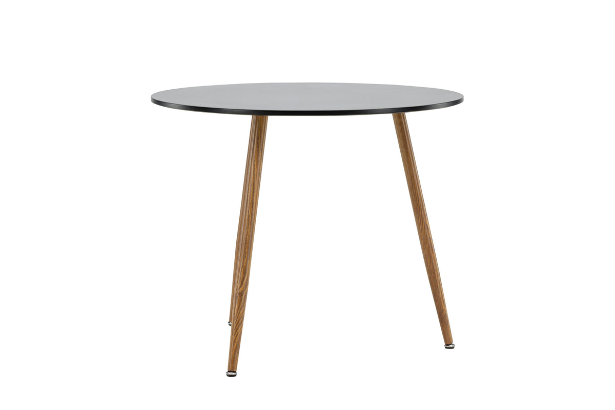 Polar rundt spisebord - Ø90 cm - sort, natur - billede 2