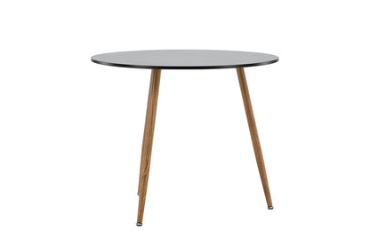Polar rundt spisebord - Ø90 cm - sort, natur - billede 2