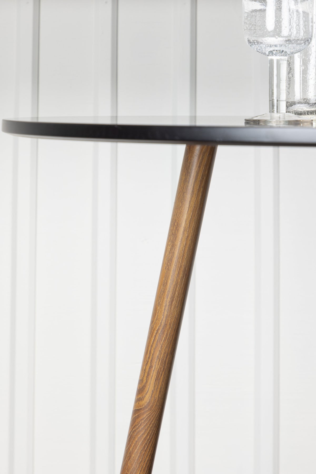 Polar rundt spisebord - Ø90 cm - sort, natur - billede 17