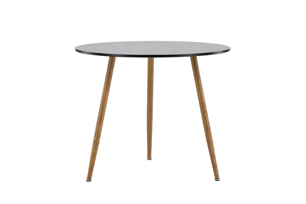 Polar rundt spisebord - Ø90 cm - sort, natur - billede 3