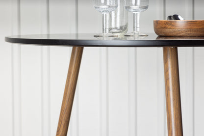 Polar rundt spisebord - Ø90 cm - sort, natur - billede 14