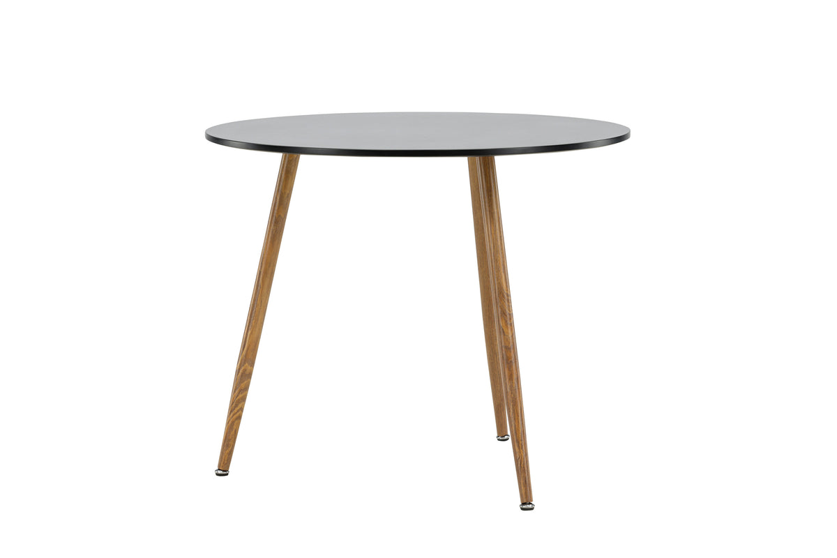 Polar rundt spisebord - Ø90 cm - sort, natur - billede 4