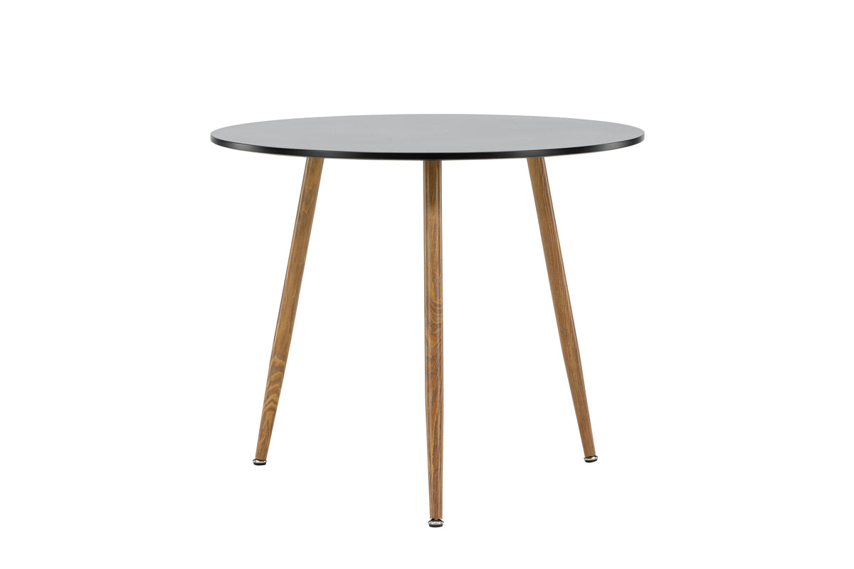 Polar rundt spisebord - Ø90 cm - sort, natur - billede 5