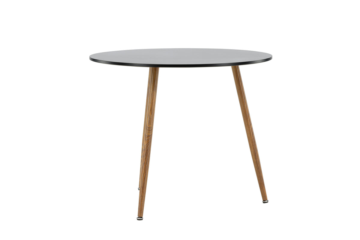Polar rundt spisebord - Ø90 cm - sort, natur - billede 6