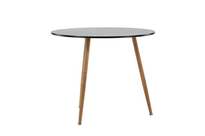 Polar rundt spisebord - Ø90 cm - sort, natur - billede 6