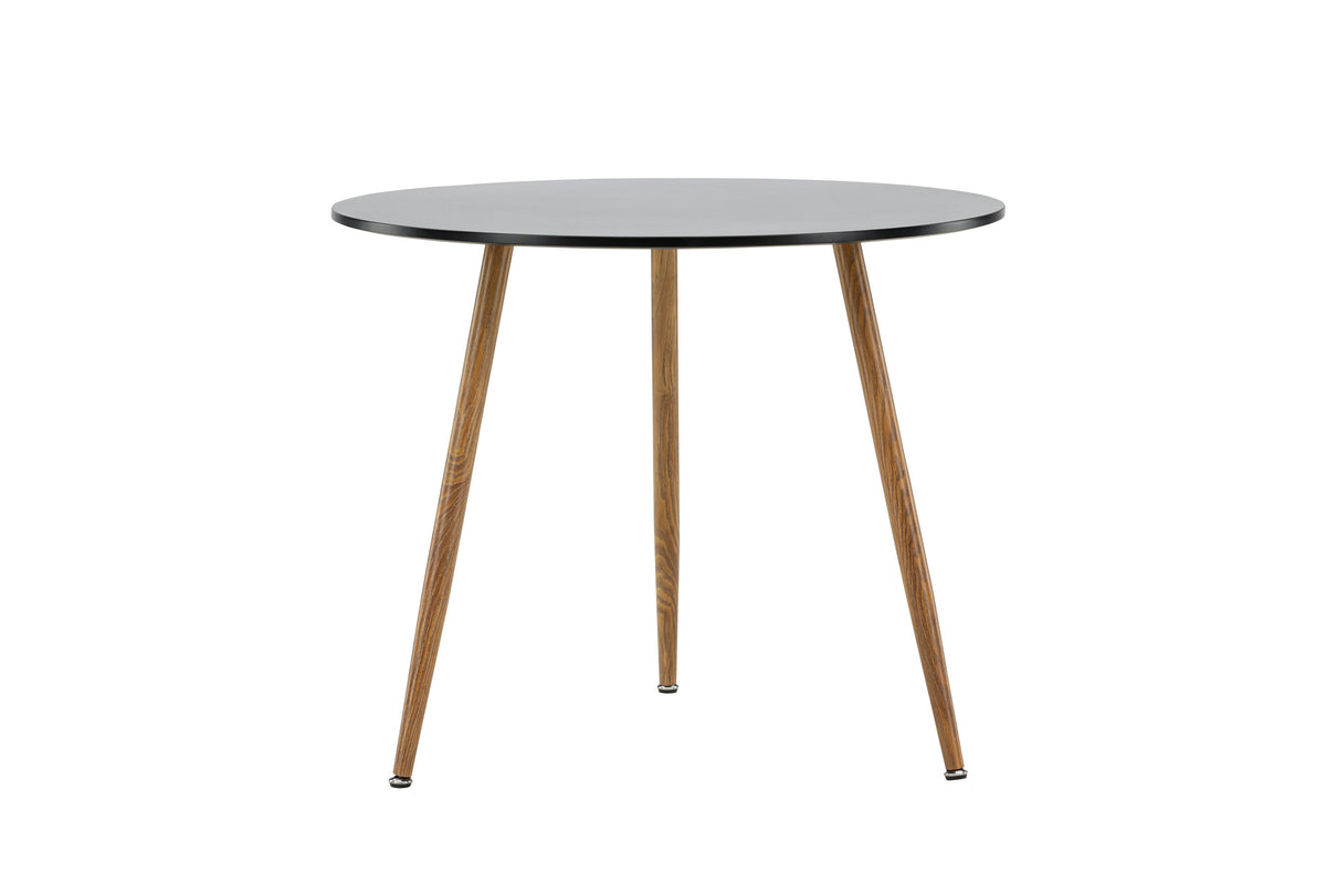 Polar rundt spisebord - Ø90 cm - sort, natur - billede 7