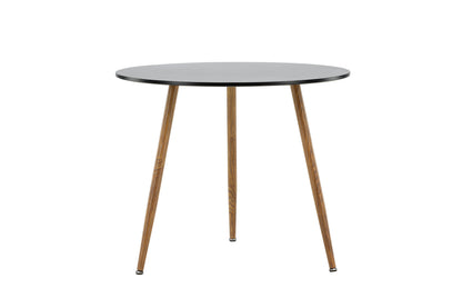 Polar rundt spisebord - Ø90 cm - sort, natur - billede 7