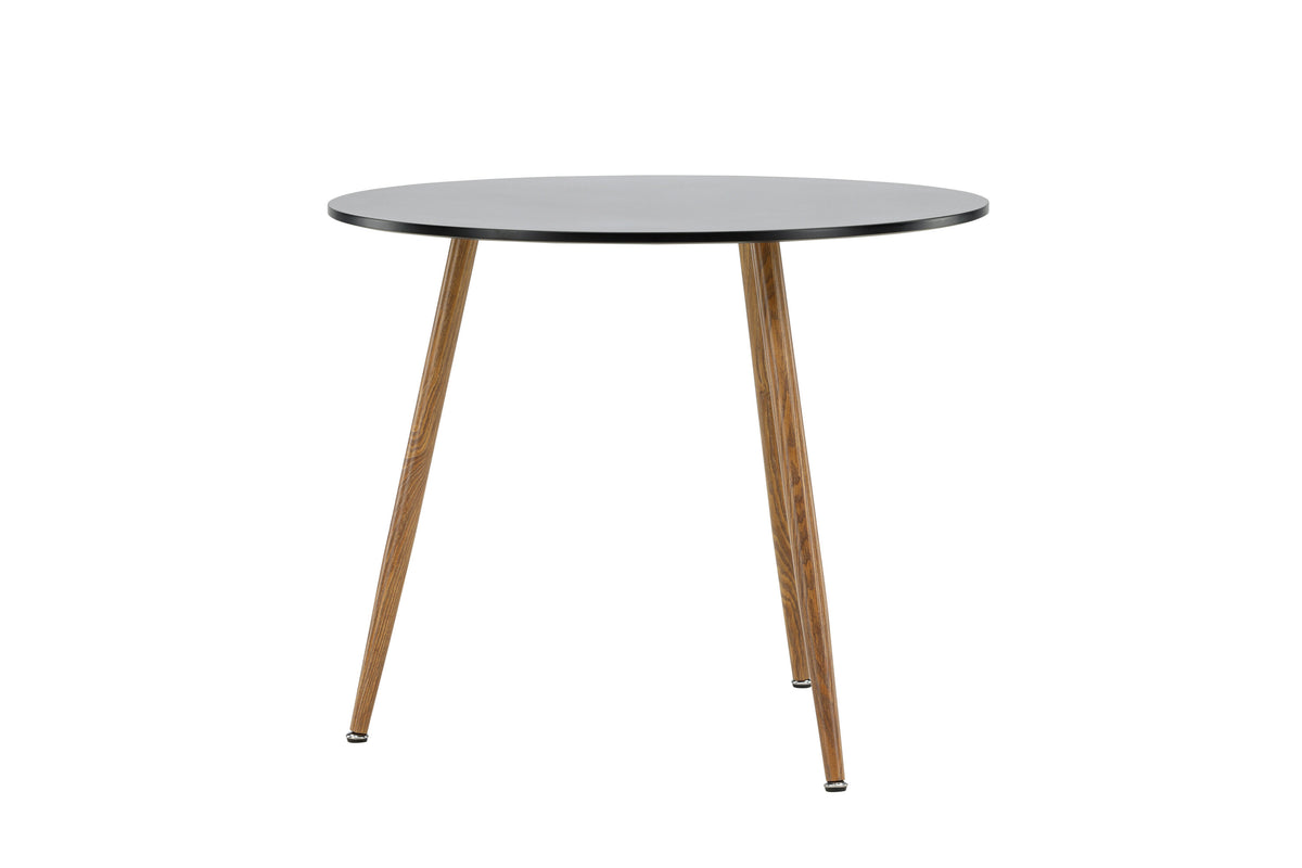 Polar rundt spisebord - Ø90 cm - sort, natur - billede 8