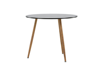 Polar rundt spisebord - Ø90 cm - sort, natur - billede 8