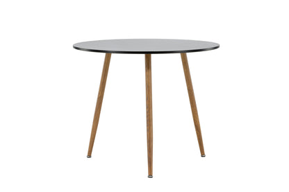 Polar rundt spisebord - Ø90 cm - sort, natur - billede 9