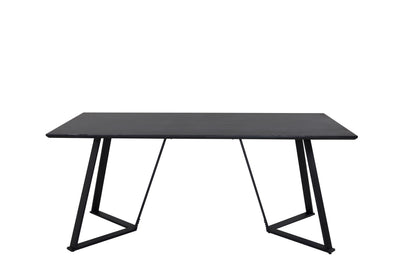 Marina spisebord - 180 × 90 cm - sort - billede 3
