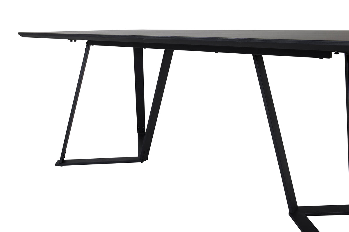 Marina spisebord - 180 × 90 cm - sort - billede 5