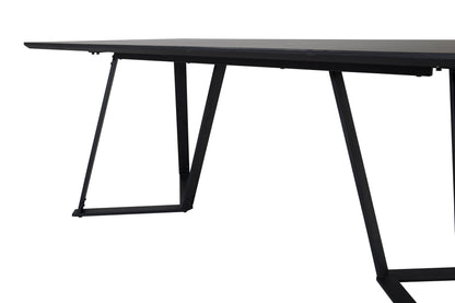 Marina spisebord - 180 × 90 cm - sort - billede 5