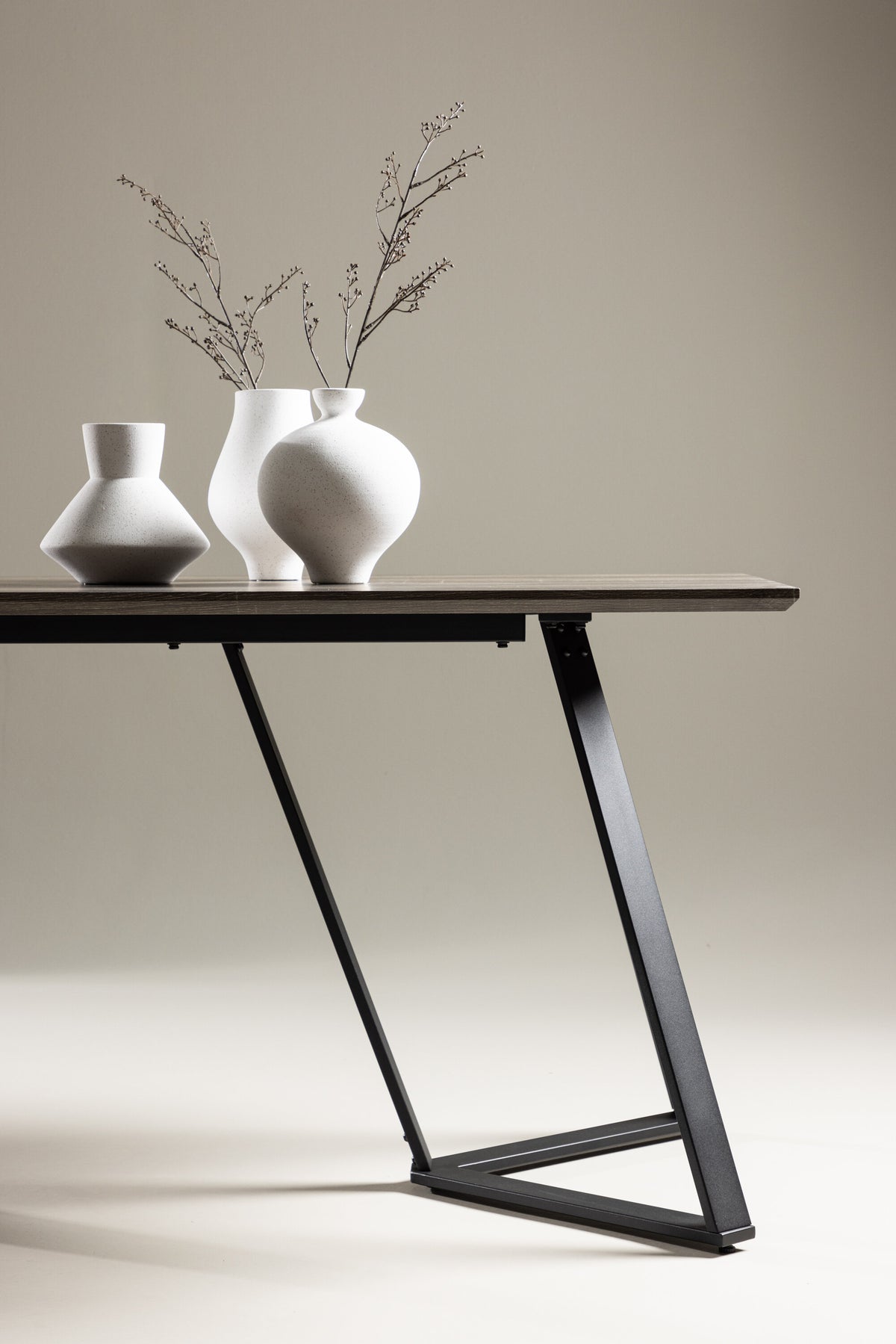 Marina spisebord - 180 × 90 cm - natur, sort, grå - billede 21