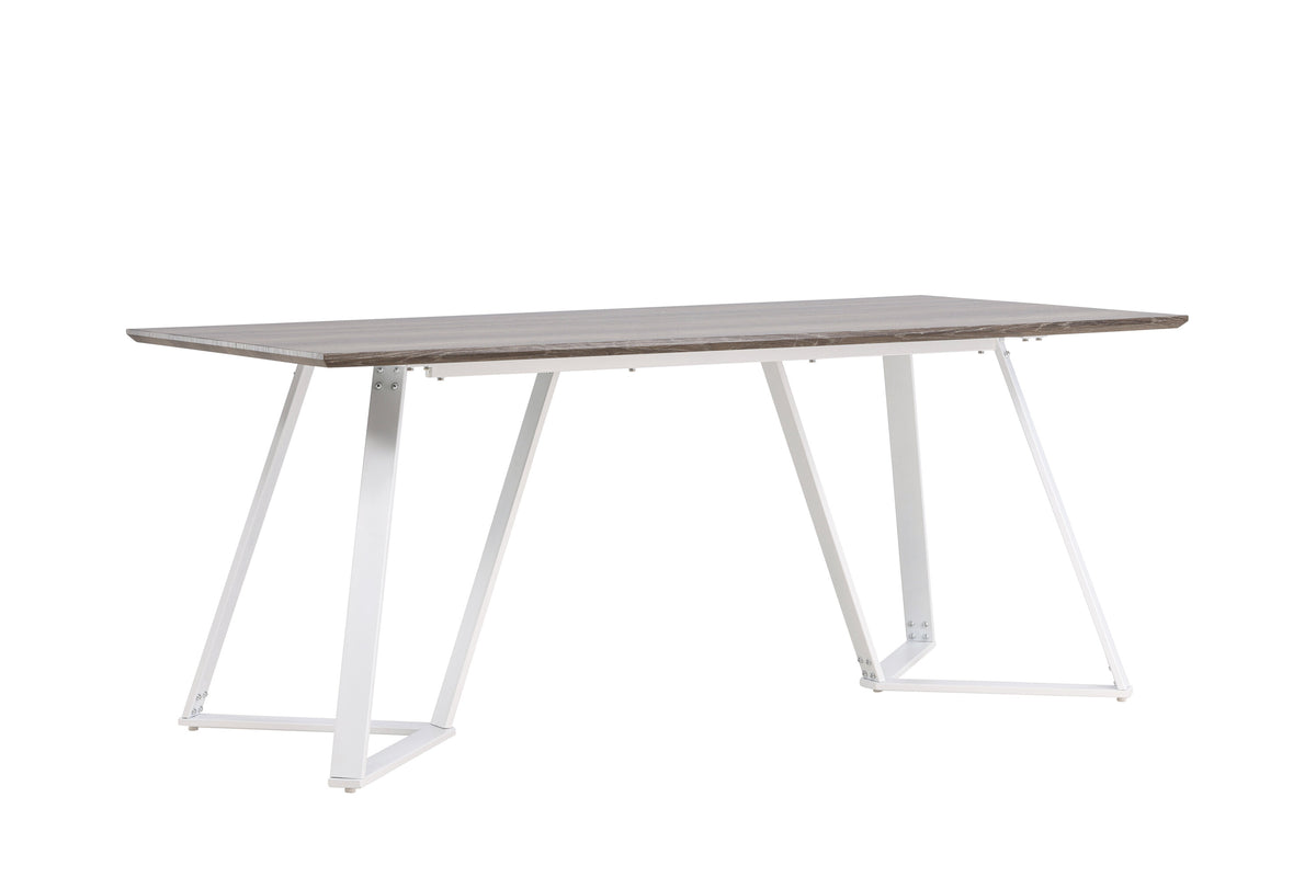 Marina spisebord - 180 × 90 cm - grå, hvid - billede 17