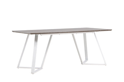 Marina spisebord - 180 × 90 cm - grå, hvid - billede 17