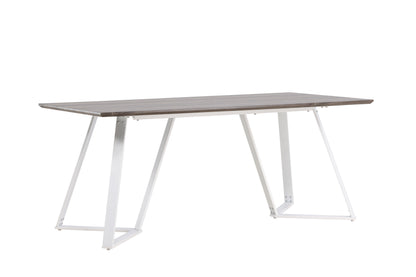 Marina spisebord - 180 × 90 cm - grå, hvid - billede 11