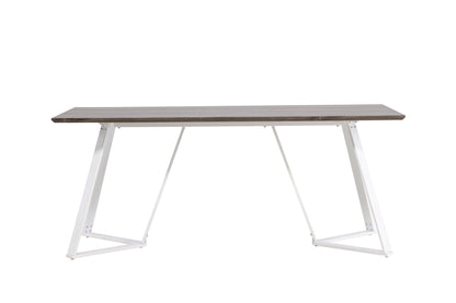 Marina spisebord - 180 × 90 cm - grå, hvid - billede 12