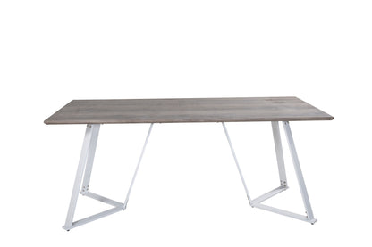 Marina spisebord - 180 × 90 cm - grå, hvid - billede 6