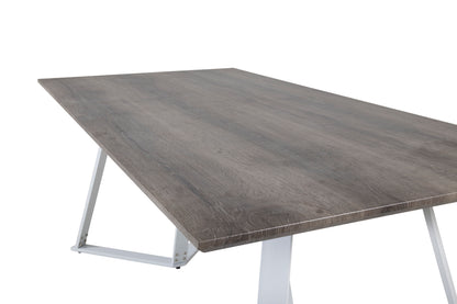 Marina spisebord - 180 × 90 cm - grå, hvid - billede 9