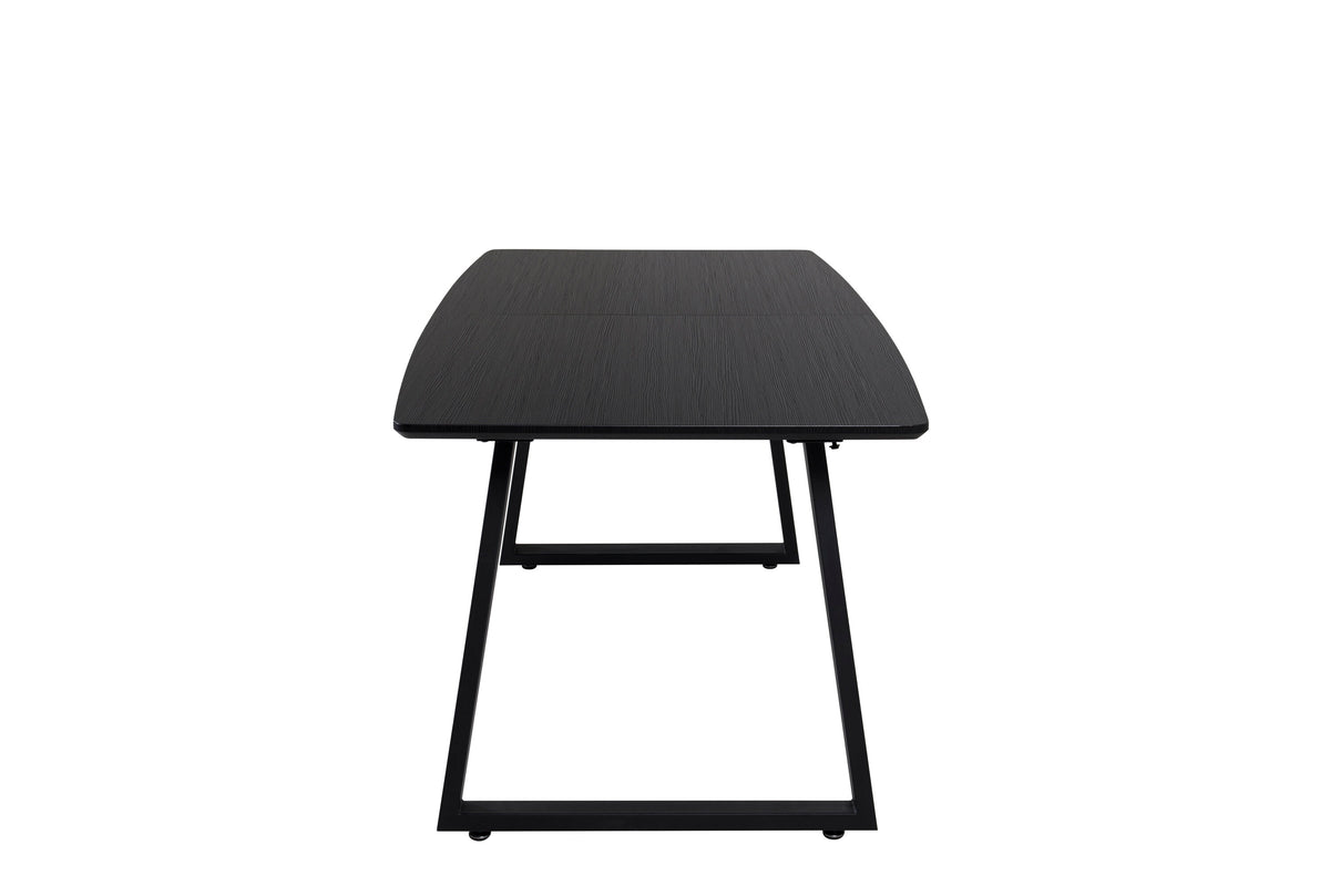 Inca spisebord - 160 × 85 cm - sort - billede 2