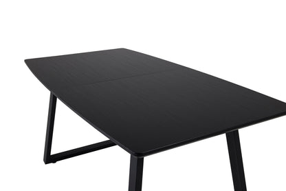 Inca spisebord - 160 × 85 cm - sort - billede 9