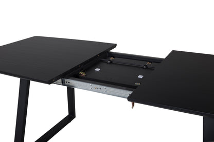Inca spisebord - 160 × 85 cm - sort - billede 11