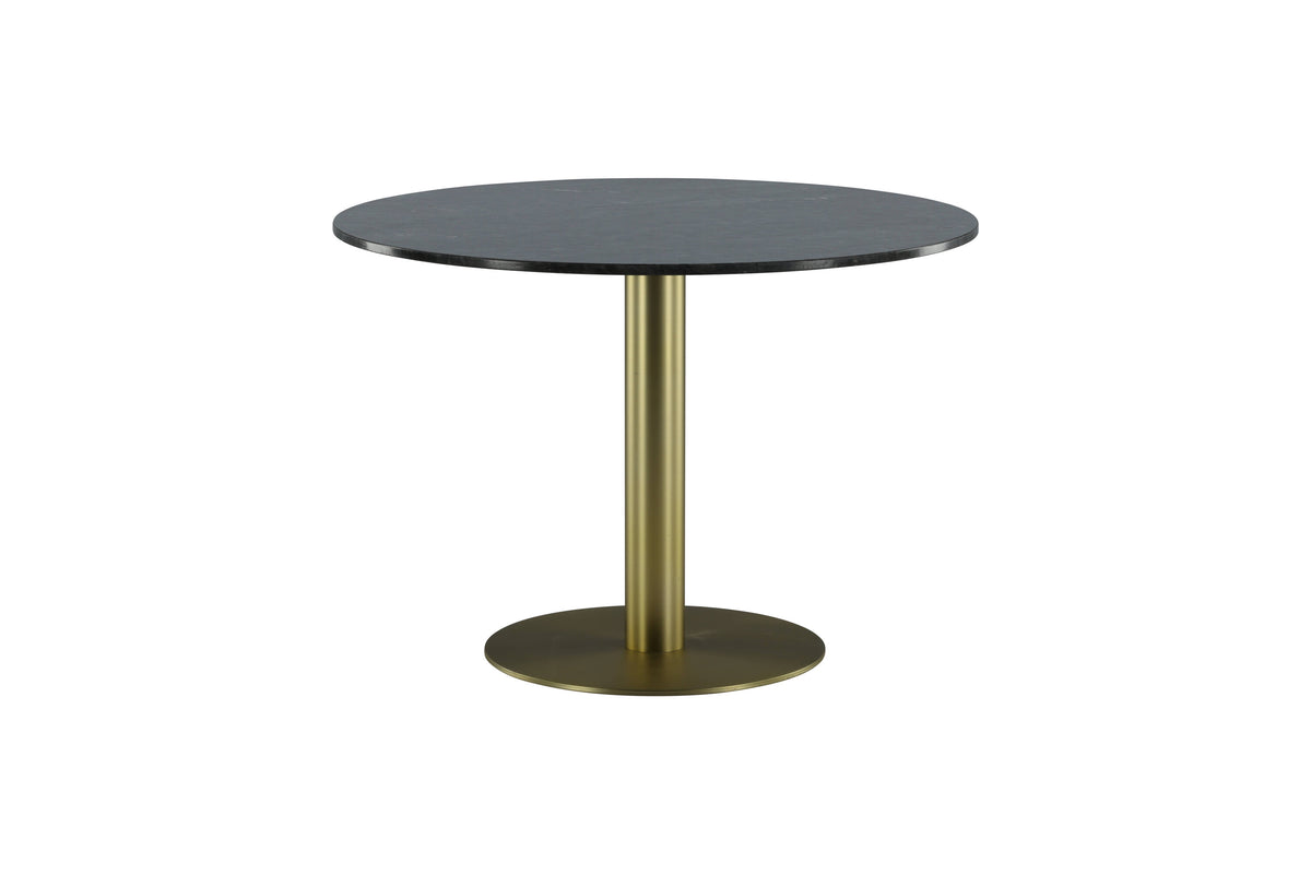Estelle rundt spisebord - Ø106 cm - guld, mørkegrå - billede 1