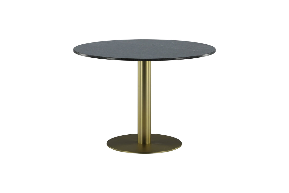 Estelle rundt spisebord - Ø106 cm - guld, mørkegrå - billede 3