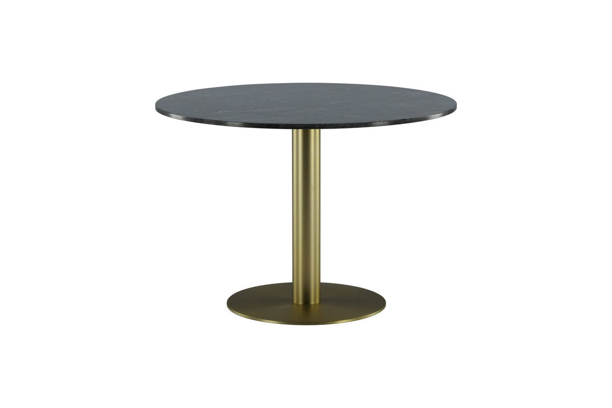 Estelle rundt spisebord - Ø106 cm - guld, mørkegrå - billede 7